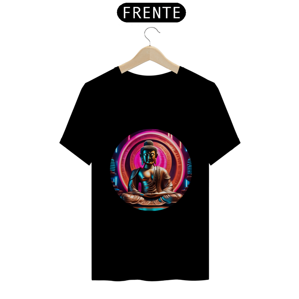 Nome do produto: Camiseta Buda Neon