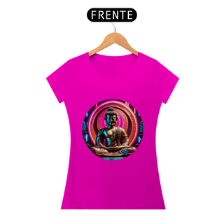 Nome do produtoCamiseta Feminina Buda Neon