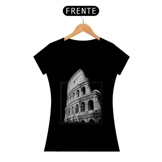 Camiseta Feminina Baby Long Coliseu Brezo