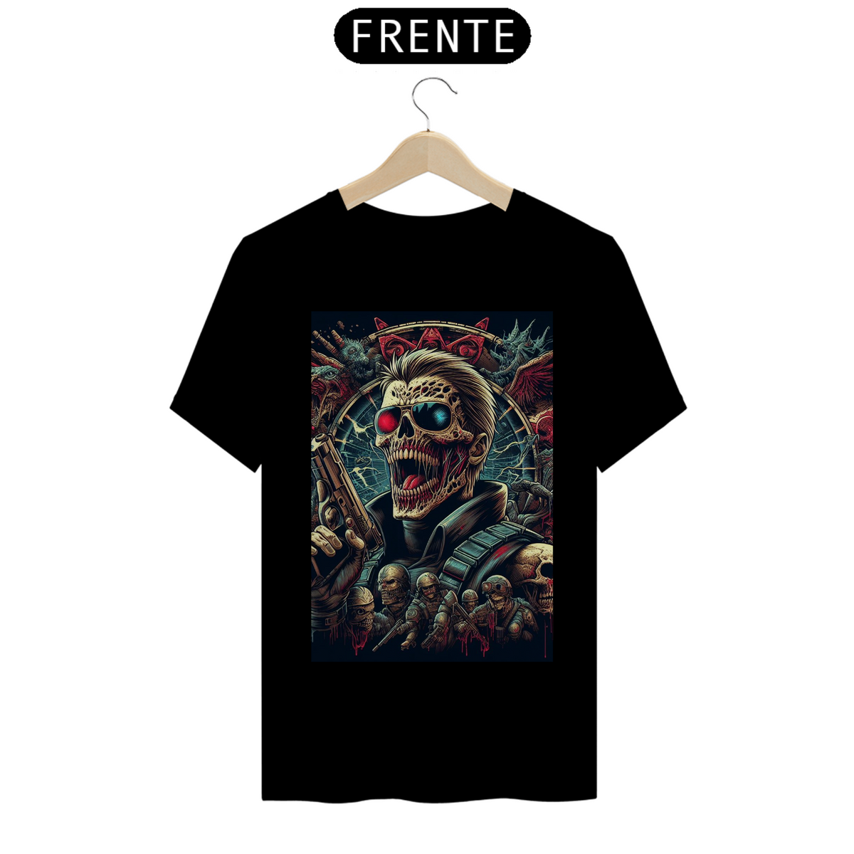 Nome do produto: T-Shirt Qulality, Zumbi