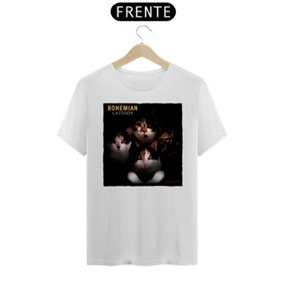 Camiseta Queen - Bohemian Catsody - Branco