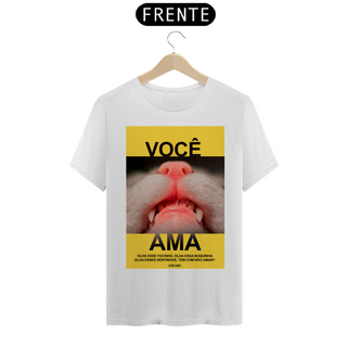 Nome do produtoCamiseta Você Ama - Branco