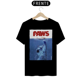 Camiseta Tubarão - Paws - Preto