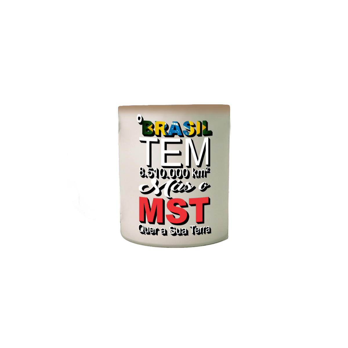 Nome do produto: Caneca Mágica Brasil e MST
