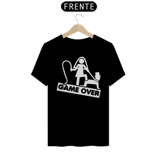 Nome do produtoCamiseta clássica Game Over Branco