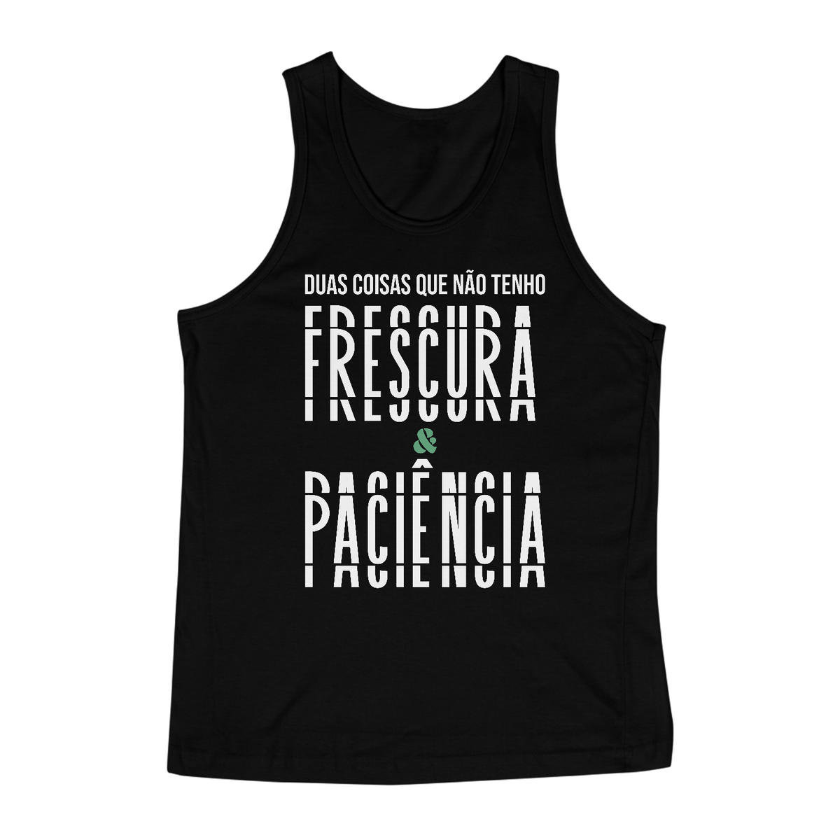 Nome do produto: Regata Masculina Classic Frescura & Paciência