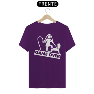 Nome do produtoCamiseta clássica Game Over Branco