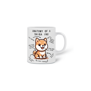Shiba Anatomy mug