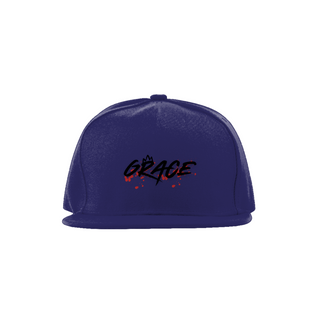 Nome do produtoBoné Aba Reta Varias Cores Grace Logo preta