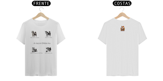 T-Shirt | A raça é Shiba inu