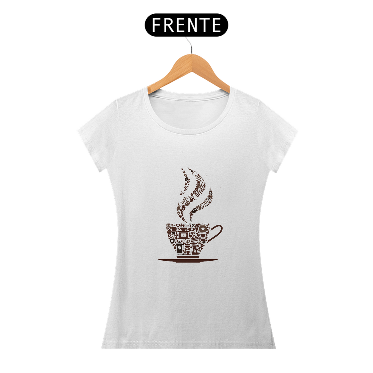 Nome do produto: CAFÉ QUENTE - BABY LOOK