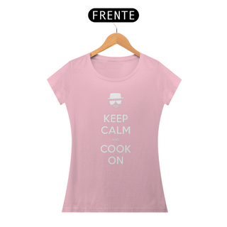 Nome do produtoKeep calm and cook on - Baby Look