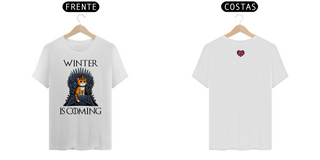 Gatinho Winter is Coming GOT White T-Shirt