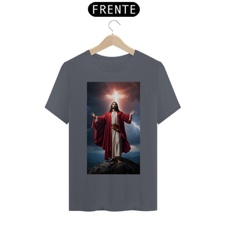 Nome do produtoJesus Cristo de manto vermelho em uma Montanha