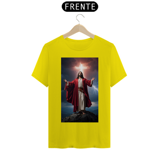 Nome do produtoJesus Cristo de manto vermelho em uma Montanha