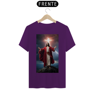 Nome do produtoJesus Cristo de manto vermelho em uma Montanha