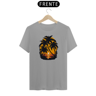 Nome do produto Camiseta Quality - Coqueiros ao entardecer