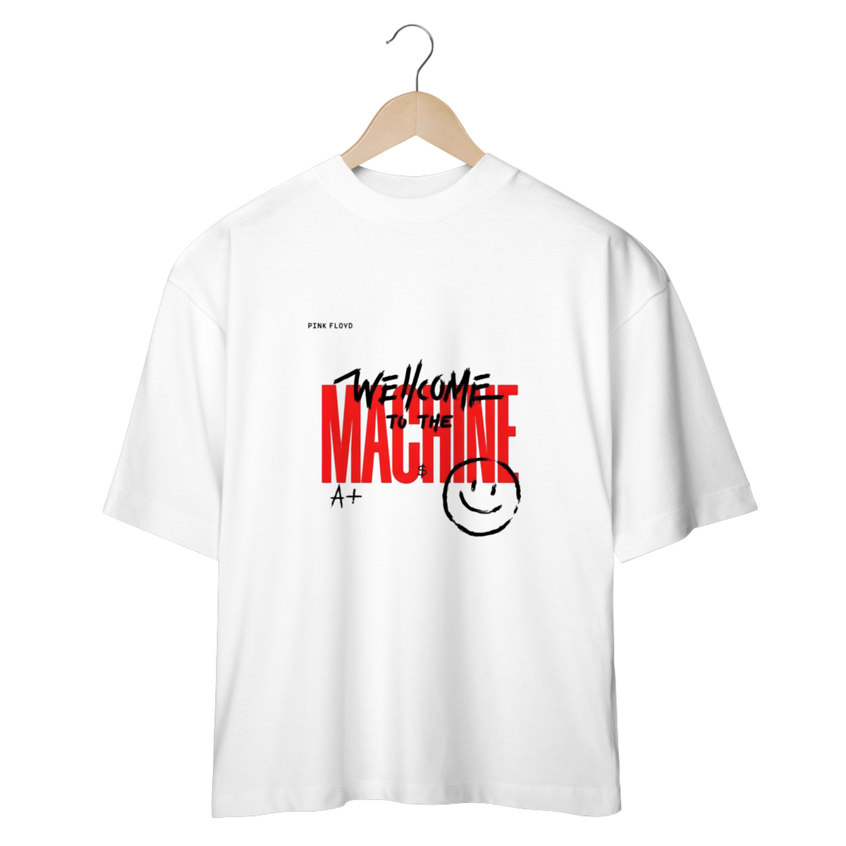 Nome do produto: Camiseta Oversized - Machine