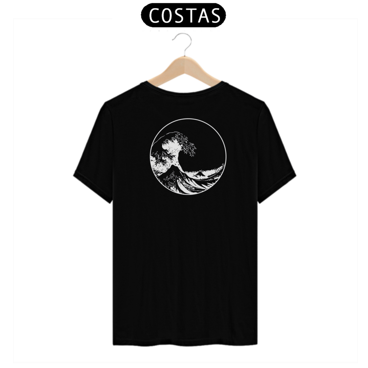 Nome do produto: Camiseta Prime- Ondas-do-Mar