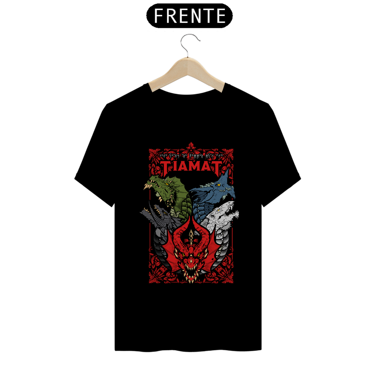 Nome do produto: Camiseta RPG - Tiamat