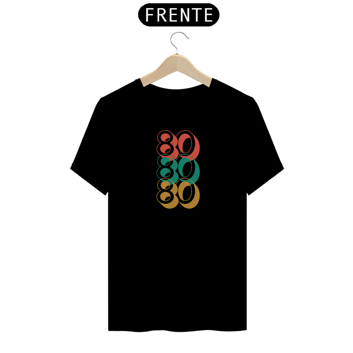 Nome do produto: Camiseta 80 80 80