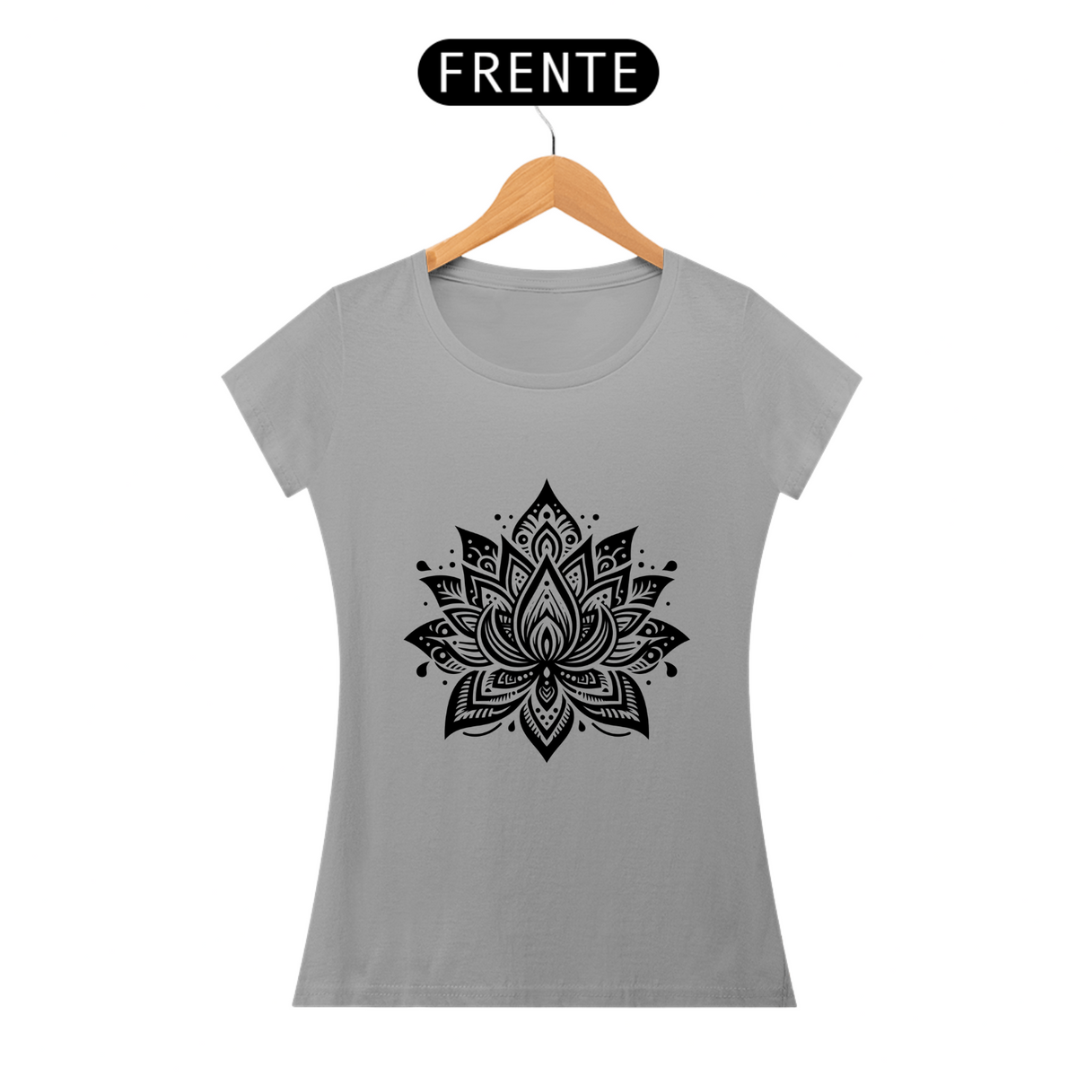 Nome do produto: Camisetas Feminina -  Flor de Lotus III