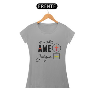 Nome do produtoCamiseta Feminina  - Ame Mais - Moda Cristã