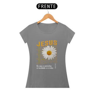 Nome do produtoCamiseta Feminina  - Jesus - Moda Cristã