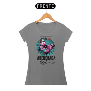 Nome do produtoCamiseta Feminina  - Sou Abençoada - Moda Cristã