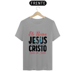 Nome do produtoCamiseta Masculina  - Ele Reina - Moda Cristã