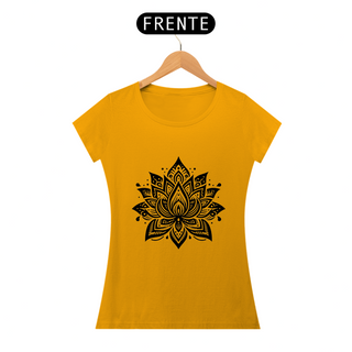 Nome do produtoCamisetas Feminina -  Flor de Lotus III