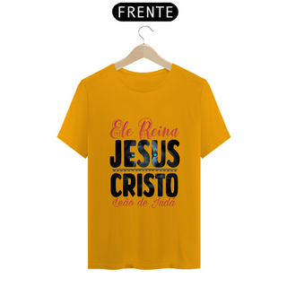 Nome do produtoCamiseta Masculina  - Ele Reina - Moda Cristã