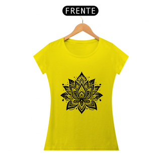 Nome do produtoCamisetas Feminina -  Flor de Lotus III