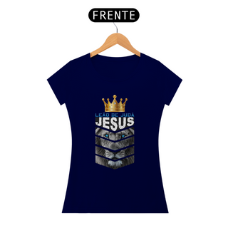 Nome do produtoCamiseta Feminina  - Leão de Judá - Moda Cristã