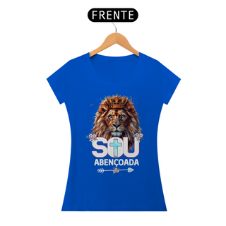 Nome do produtoCamiseta Feminina  - Sou Abençoada - Moda Cristã