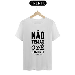 Nome do produtoCamiseta Masculina  - Não Temas - Moda Cristã