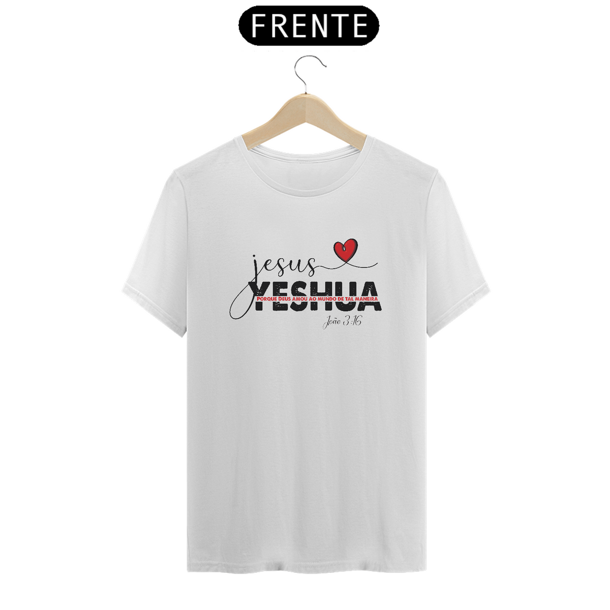 Nome do produto: Camiseta Masculina  - Yeshua - Moda Cristã