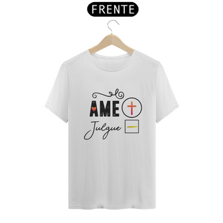 Nome do produtoCamiseta Masculina  - Ame Mais - Moda Cristã