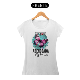 Nome do produtoCamiseta Feminina  - Sou Abençoada - Moda Cristã