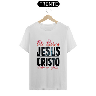 Nome do produtoCamiseta Masculina  - Ele Reina - Moda Cristã