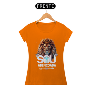 Nome do produtoCamiseta Feminina  - Sou Abençoada - Moda Cristã