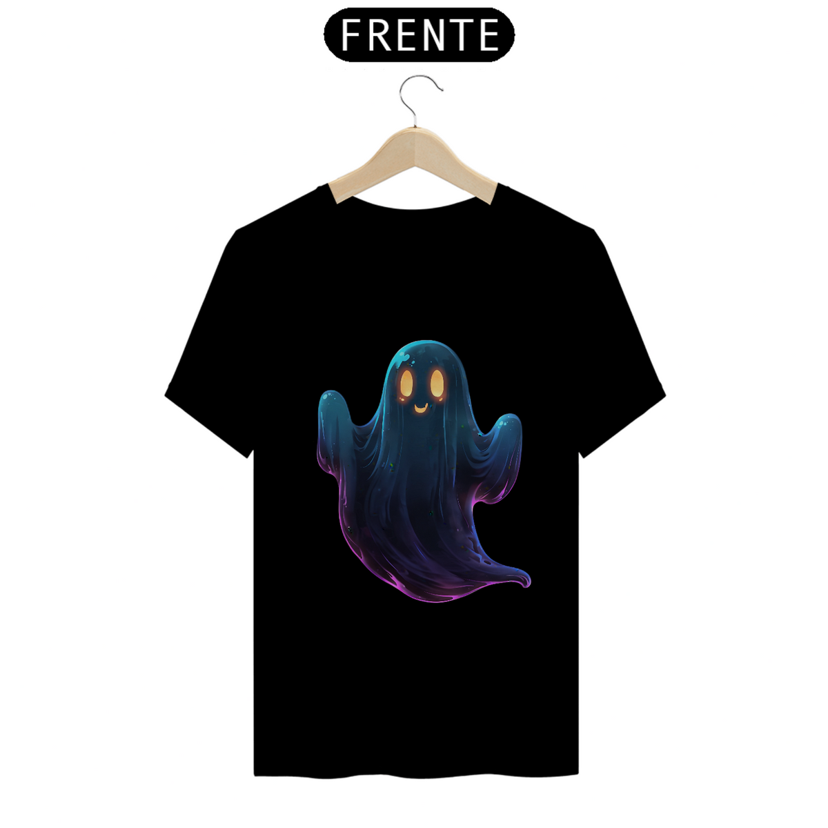 Nome do produto: Camiseta Masculina - Fantasma