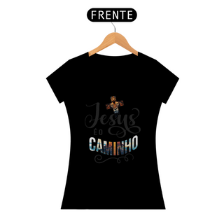 Nome do produtoCamiseta Feminina  - Jesus é o Caminho - Moda Cristã