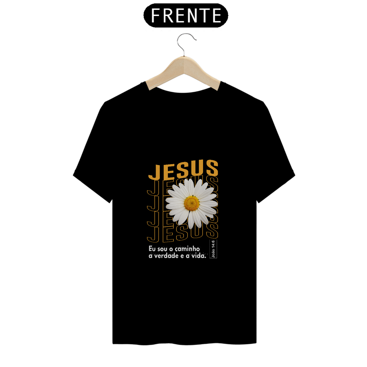 Nome do produto: Camiseta Masculina  - Jesus - Moda Cristã