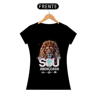 Nome do produtoCamiseta Feminina  - Sou Abençoada - Moda Cristã