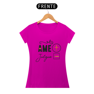 Nome do produtoCamiseta Feminina  - Ame Mais - Moda Cristã