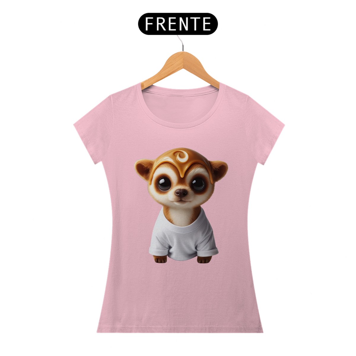 Nome do produto: Camisetas Feminina - Filhote Fofinho