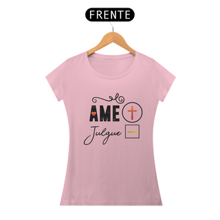 Nome do produtoCamiseta Feminina  - Ame Mais - Moda Cristã