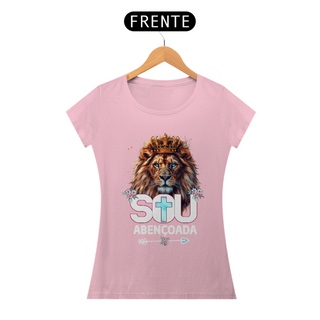 Nome do produtoCamiseta Feminina  - Sou Abençoada - Moda Cristã