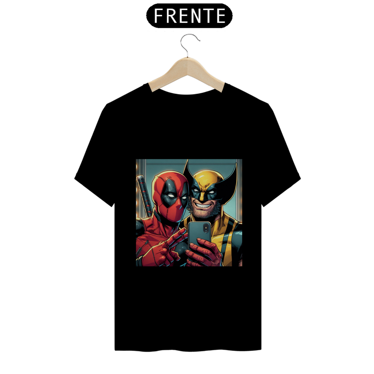 Nome do produto: Camisa Deadpool e Wolverine 